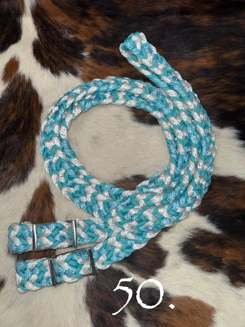 Gale Beebe 9 Strand Barrel Rein 50 / 1’’ / 7.5’ Reins