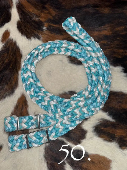 Gale Beebe 9 Strand Barrel Rein 50 / 1’’ / 7.5’ Reins