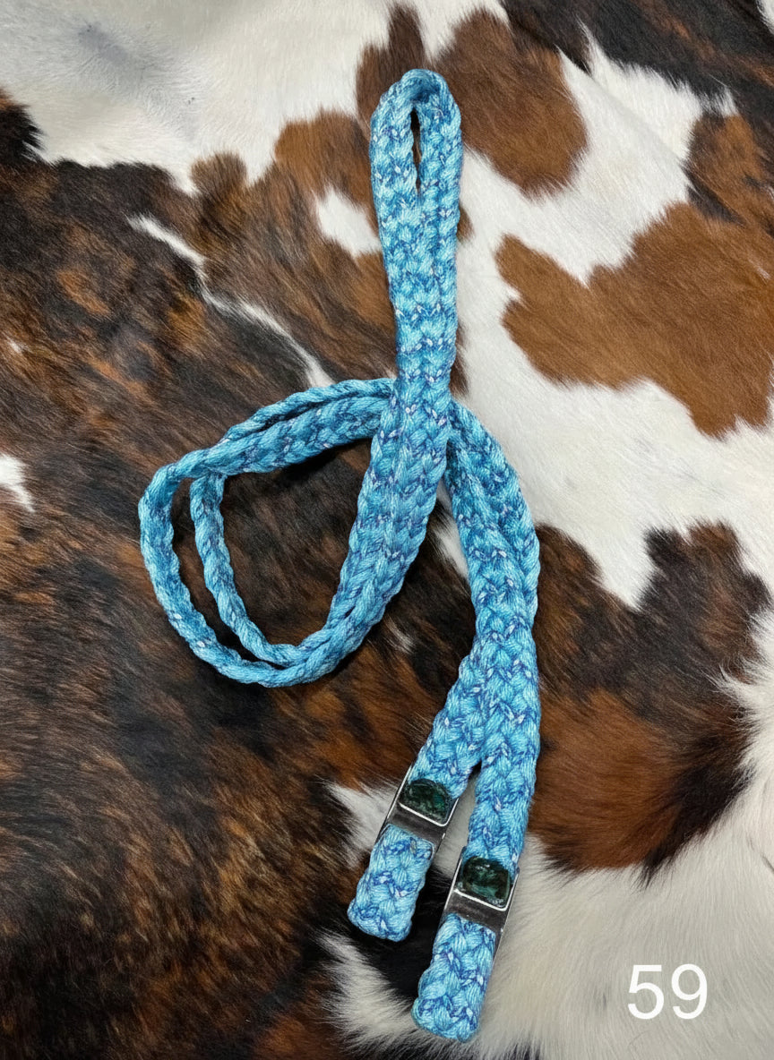 Gale Beebe 9 Strand Barrel Rein 59 / 1’’ / 7.5’ Reins