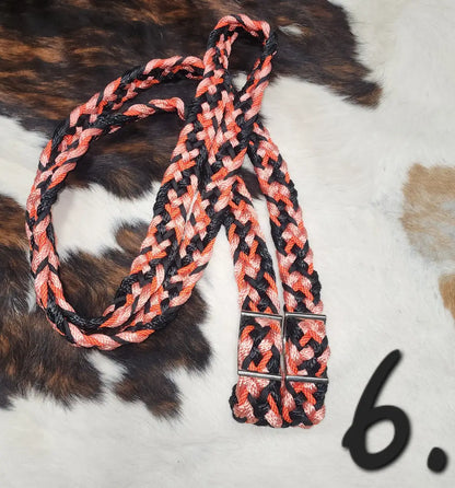 Gale Beebe 9 Strand Barrel Rein 6 / 1’’ / 7.5’ Reins