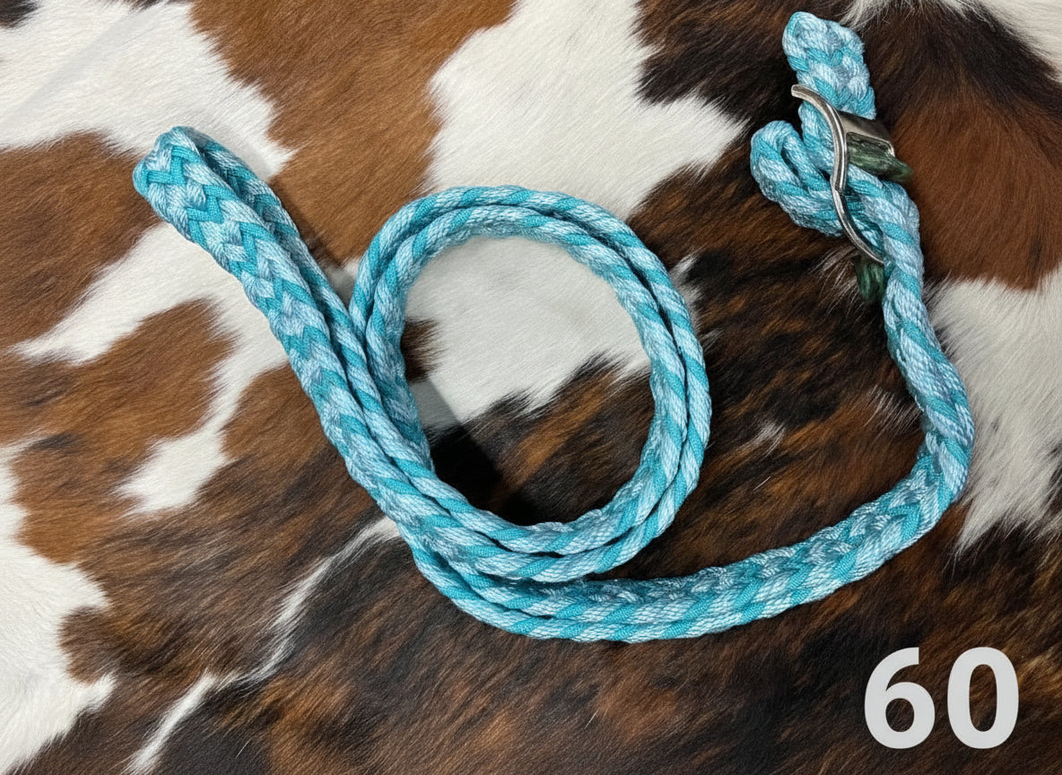 Gale Beebe 9 Strand Barrel Rein 60 / 1’’ / 7.5’ Reins