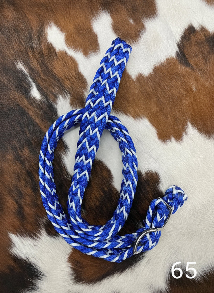 Gale Beebe 9 Strand Barrel Rein 65 / 1’’ / 7.5’ Reins