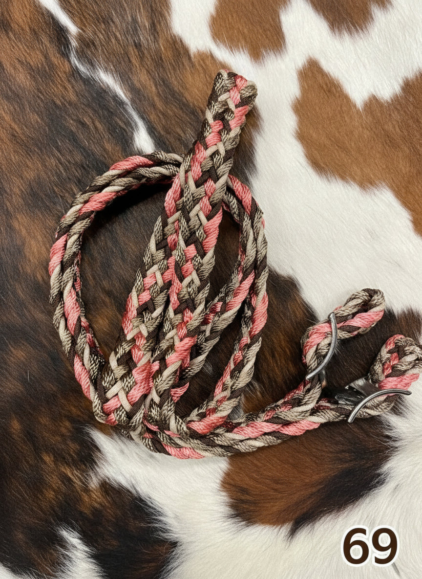 Gale Beebe 9 Strand Barrel Rein 69 / 1’’ / 7.5’ Reins