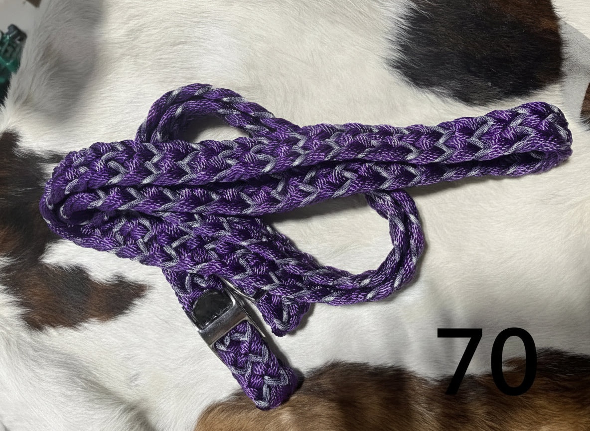 Gale Beebe 9 Strand Barrel Rein 70 / 1’’ / 7.5’ Reins