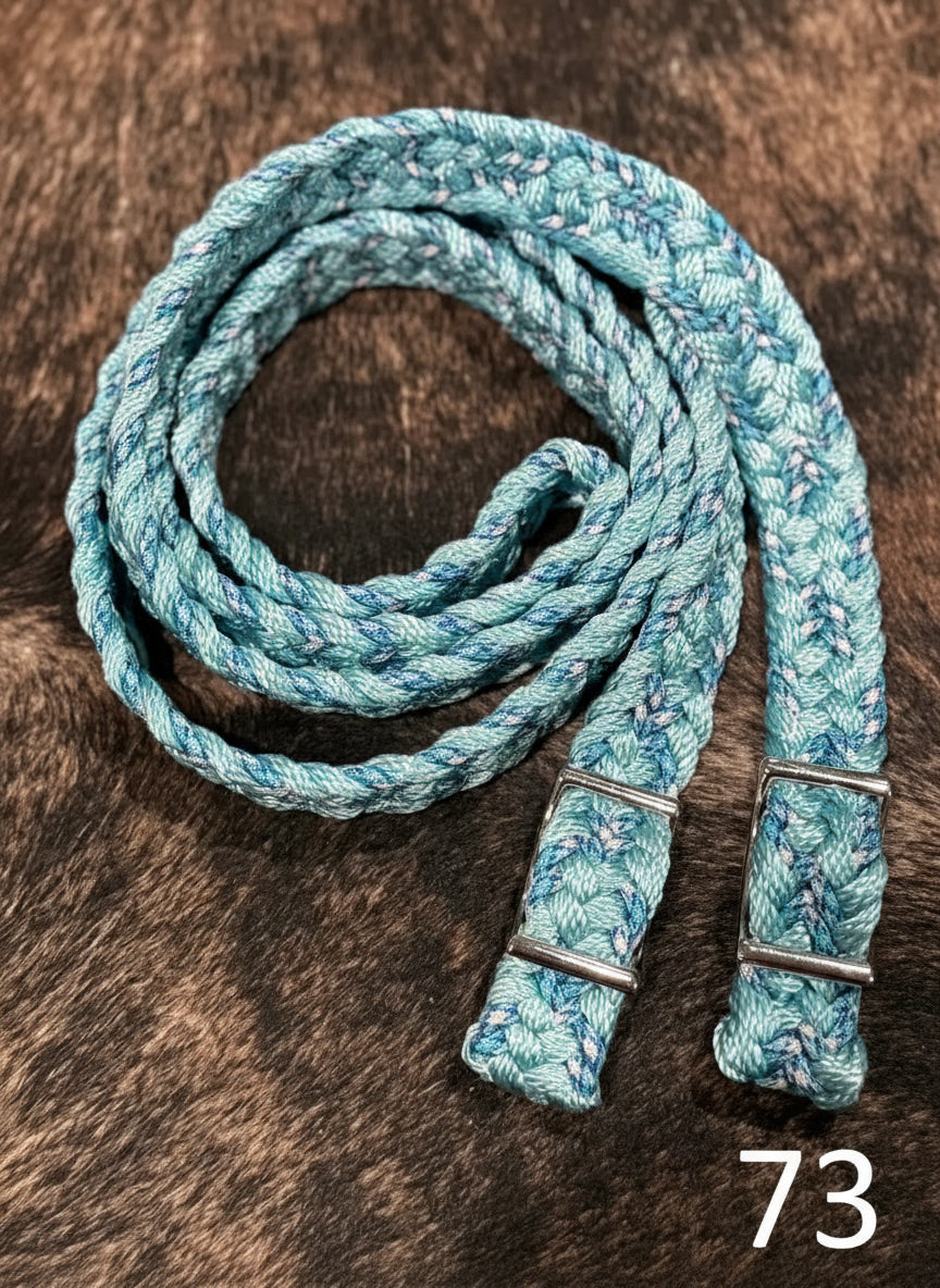 Gale Beebe 9 Strand Barrel Rein 73 / 1’’ / 7.5’ Reins