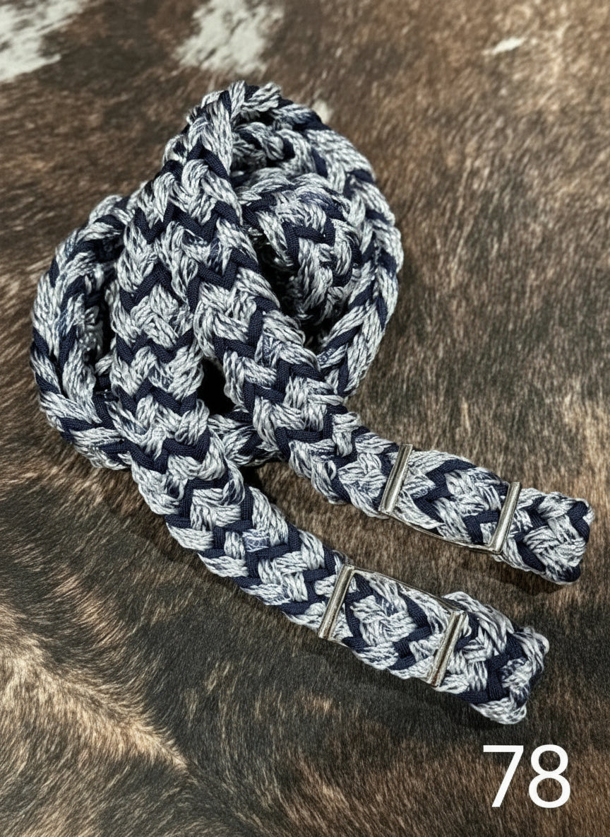 Gale Beebe 9 Strand Barrel Rein 78 / 1’’ / 7.5’ Reins