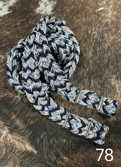 Gale Beebe 9 Strand Barrel Rein 78 / 1’’ / 7.5’ Reins