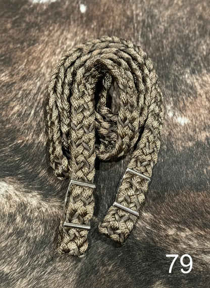 Gale Beebe 9 Strand Barrel Rein 79 / 1’’ / 7.5’ Reins