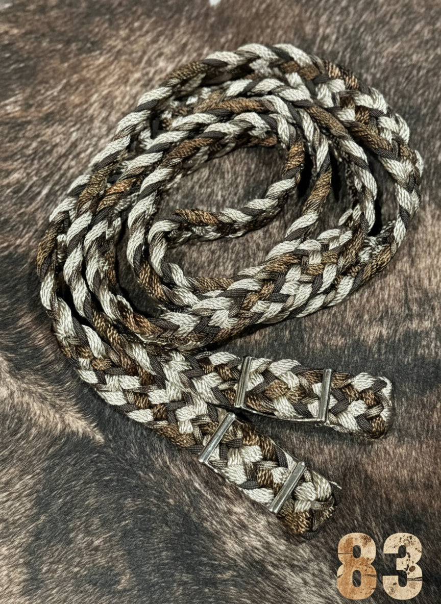 Gale Beebe 9 Strand Barrel Rein 83 / 1’’ / 7.5’ Reins