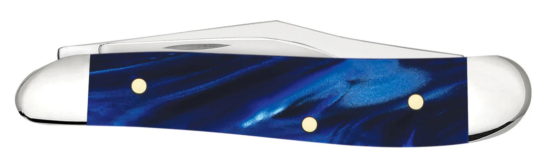 Case Spar XX Blue Pearl Kirinite Peanut Knife