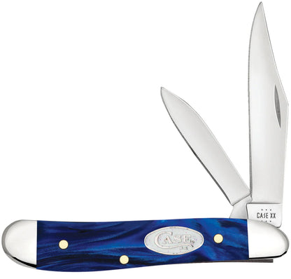 Case Spar XX Blue Pearl Kirinite Peanut Knife