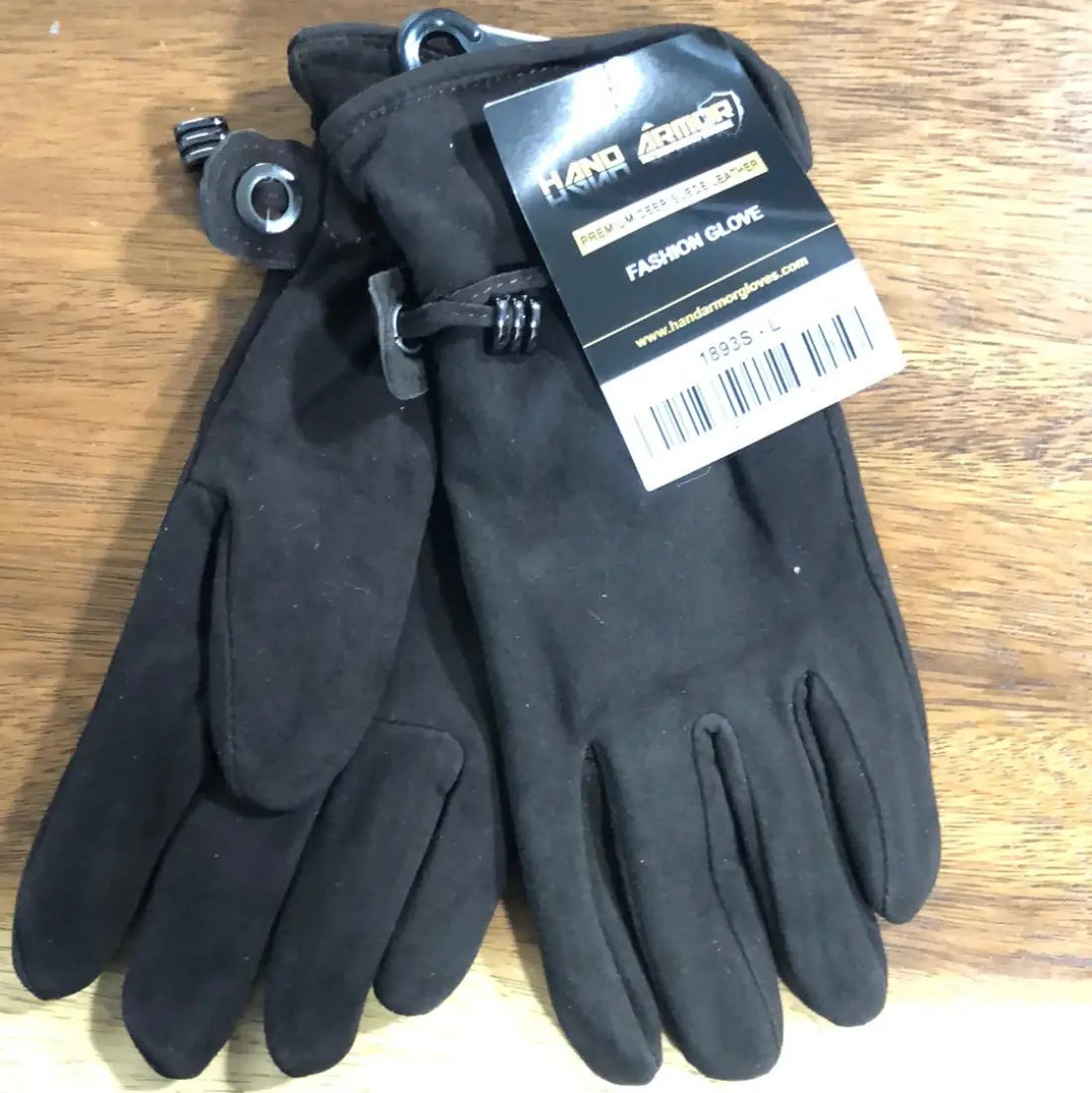 Hand Armor Deerskin Suede Fashion Gloves Brown / XSmall Winter Gloves