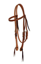 Load image into Gallery viewer, Cowboy Tack Headstalls &amp; Noseband - Harness Leather
