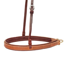 Load image into Gallery viewer, Cowboy Tack Headstalls &amp; Noseband - Harness Leather
