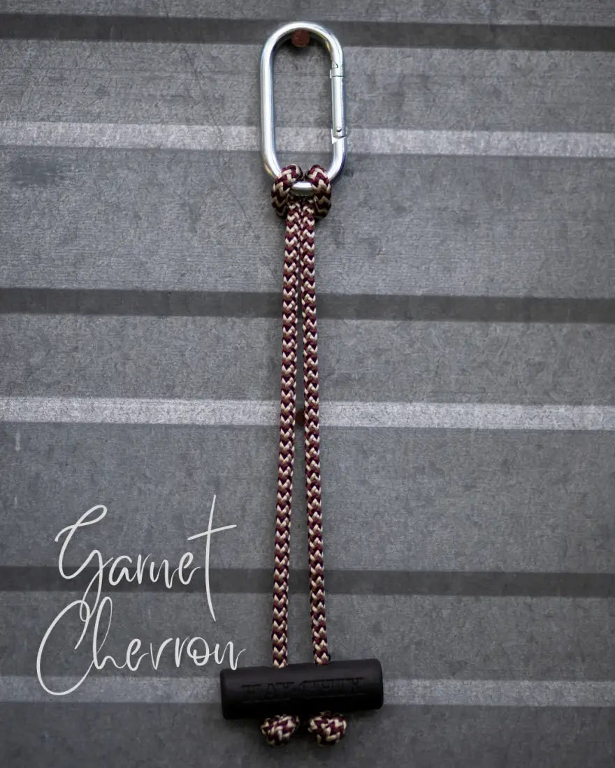 Hay Chix Bucket Strap Garnet Chevron Bucket Strap