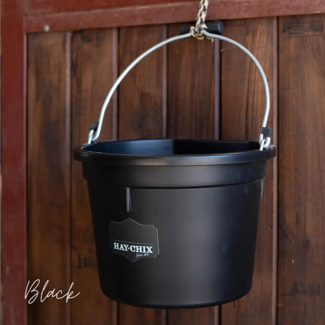 Hay Chix Favorite Bucket Black Bucket