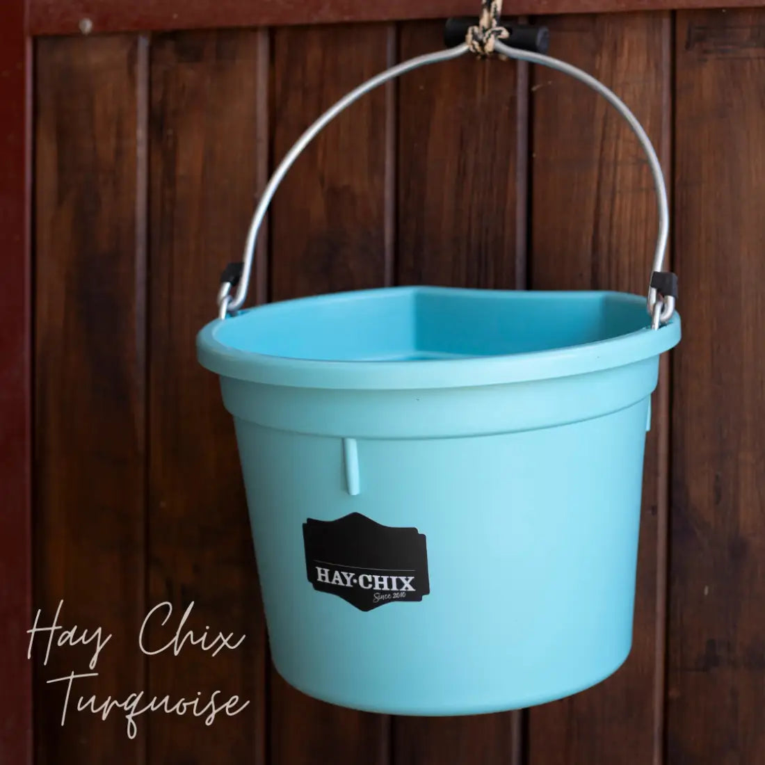 Hay Chix Favorite Bucket Hay Chix Turquoise Bucket