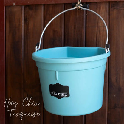Hay Chix Favorite Bucket Hay Chix Turquoise Bucket