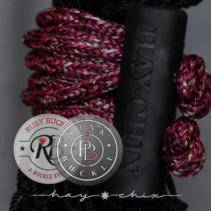 Hay Chix Half Bale Net Pink Ruby SE / 1 3/4’’ Original Hay Bags