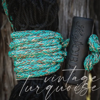 Hay Chix Half Bale Net Vintage Turquoise / 1 3/4’’ Original Hay Bags