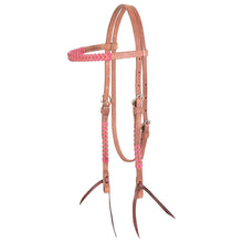 Load image into Gallery viewer, Martin Colored Laced Harness Browband Headstall

