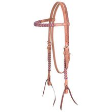 Load image into Gallery viewer, Martin Colored Laced Harness Browband Headstall
