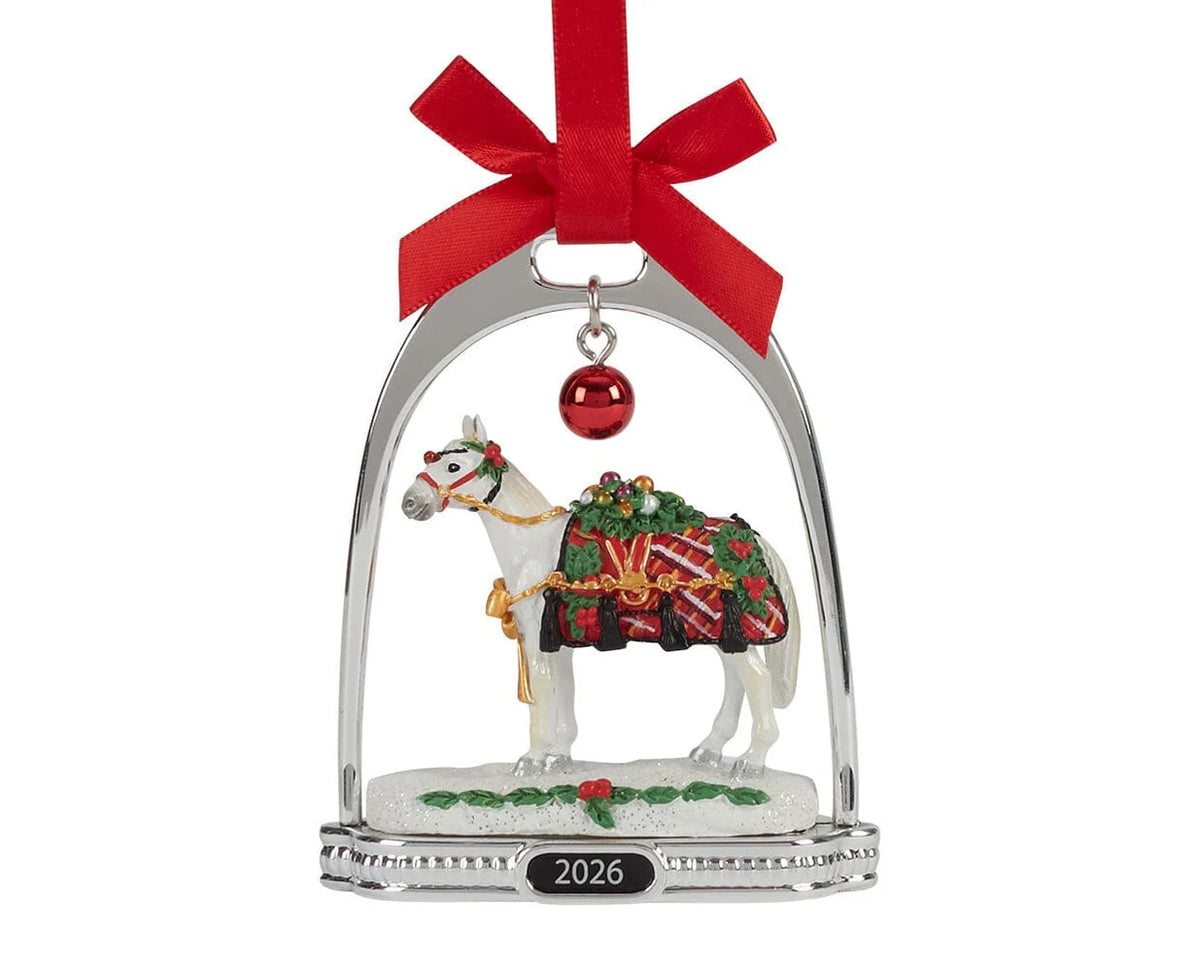 Breyer "Holiday Homecoming" 2026 Stirrup Ornament