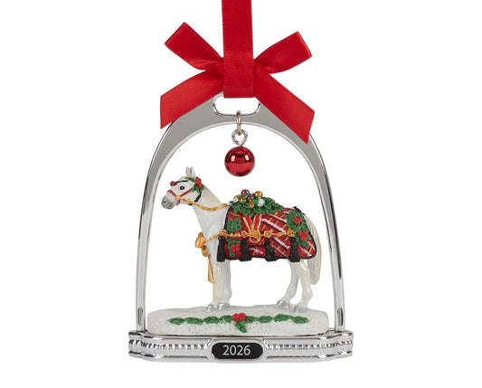 Breyer "Holiday Homecoming" 2026 Stirrup Ornament