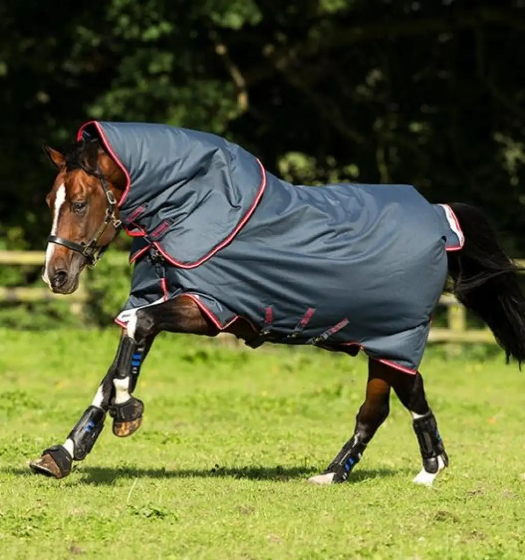 Horseware Amigo® Bravo 1200D Plus (250g Medium) Winter Blanket 69’’ / Navy/Red Winter Blanket