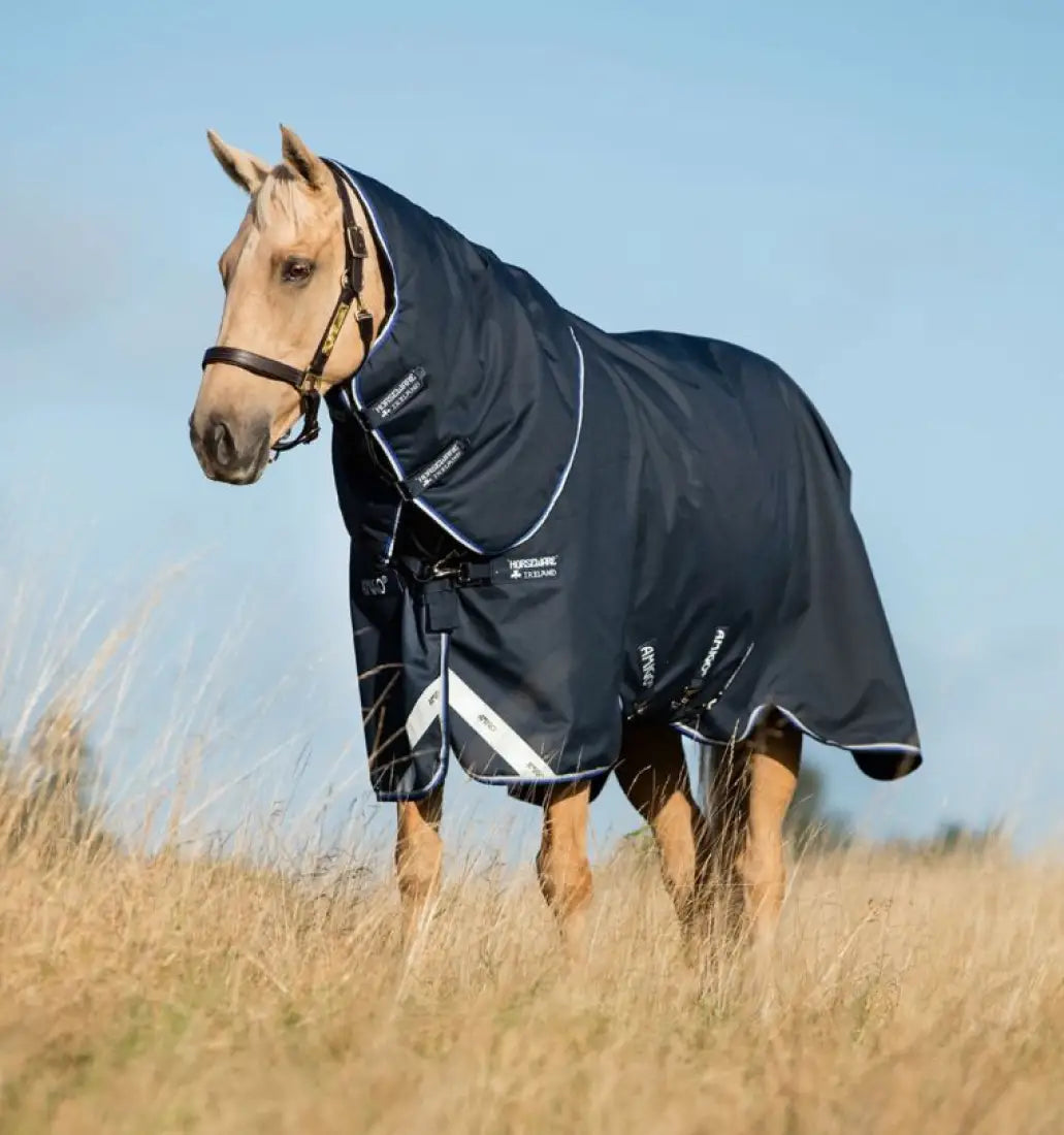 Horseware Amigo® Bravo 1200D Plus (400g Heavy) Winter Blanket 66’’ / Navy/Blue & Strong Blue & Black Winter Blanket