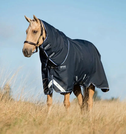 Horseware Amigo® Bravo 1200D Plus (400g Heavy) Winter Blanket 66’’ / Navy/Blue & Strong Blue & Black Winter Blanket