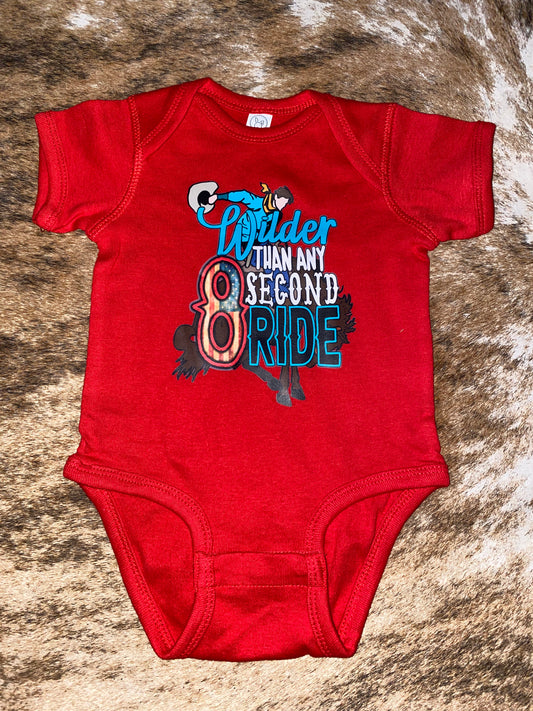 STW Boy's Infant 8 Second Ride Onesie