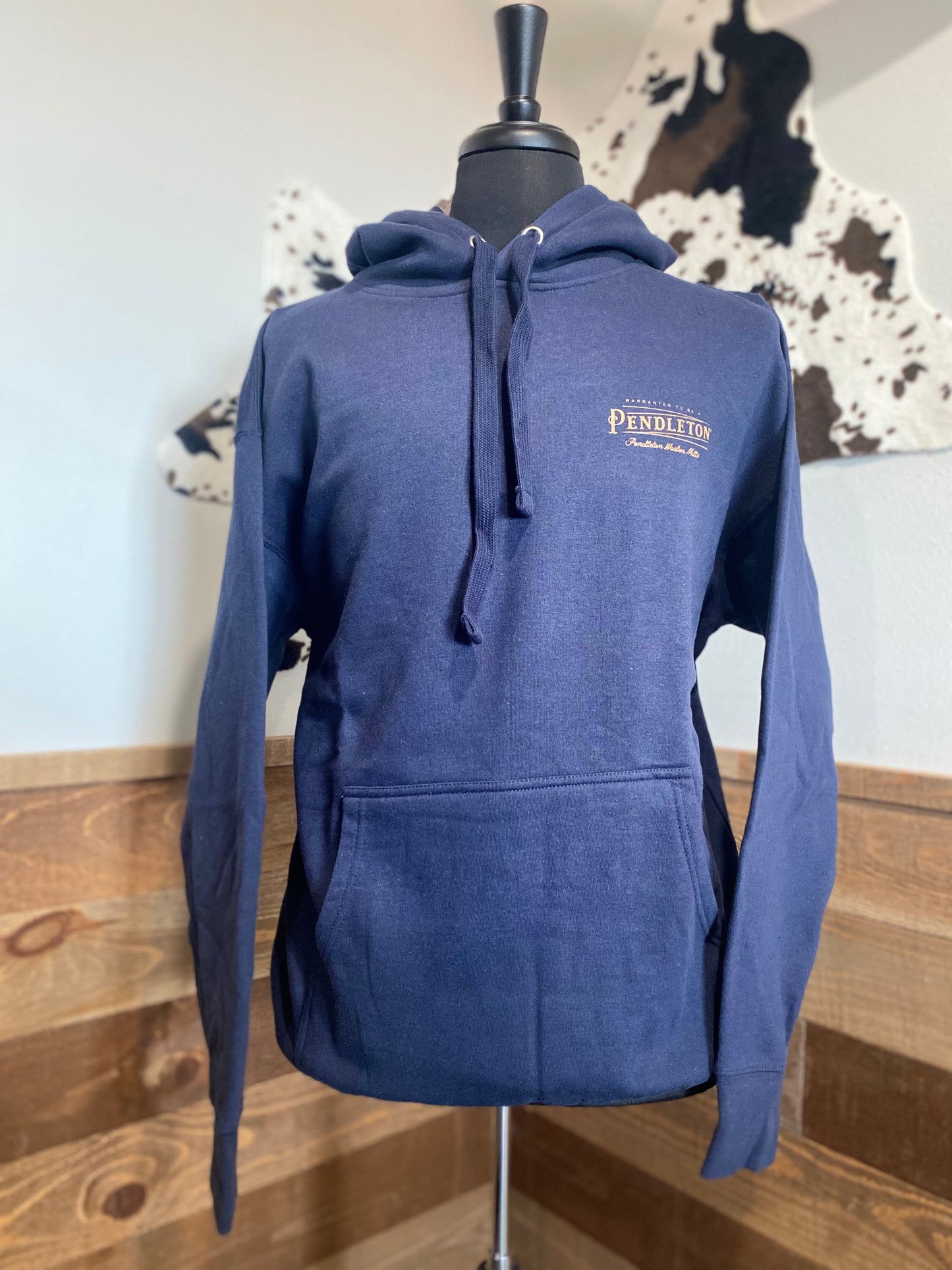 Pendleton Women's Navy/Gold Heritage Logo Hoodie