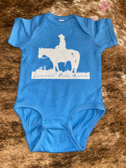 STW Boy's Infant Leanin' Pole Horse & Rider T-Shirt