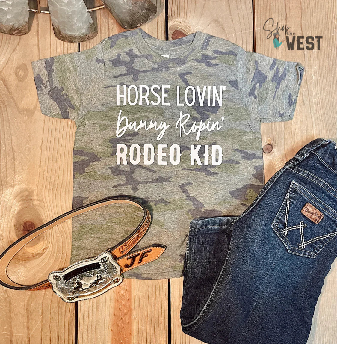 STW Boy's Toddler Rodeo Kid T-Shirt