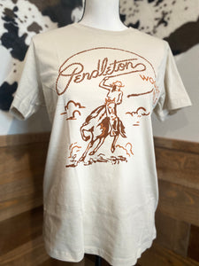Pendleton Women's Off White Rodeo Cowgirl T-Shirt