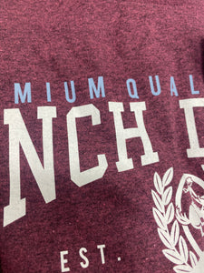 Cinch Men's Heather Mulberry Cinch Denim Logo T-Shirt