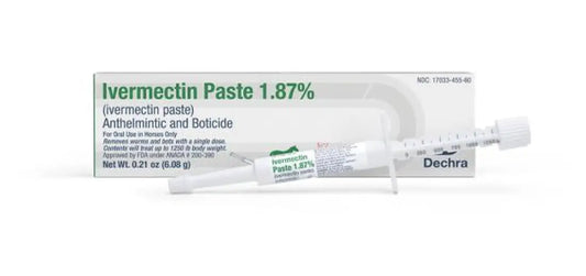 Ivermectin 1.87% Equine Dewormer Paste Equine Dewormer