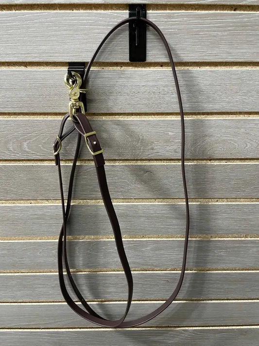 Jerry Beagley Biothane Reins - Brown 1/2’’ / 8’ Reins