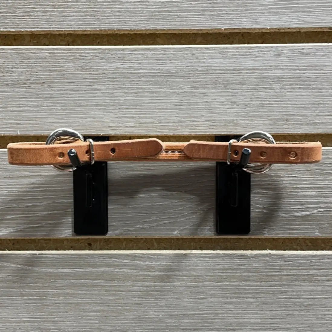 Jerry Beagley Leather Curb Strap with Silver Buckles Harness Bit Accessories