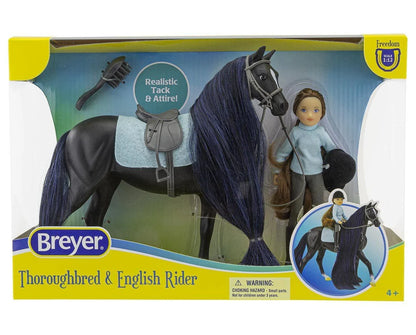 Breyer Freedom Series "Jet & English Rider, Charlotte"