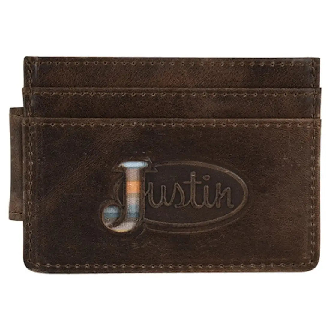 Justin Serape Logo Card Wallet Men’s Wallet