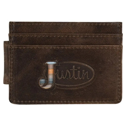 Justin Serape Logo Card Wallet Men’s Wallet