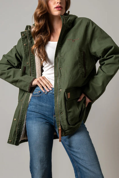 Kimes Ranch Women's Dark Olive Emery Coat