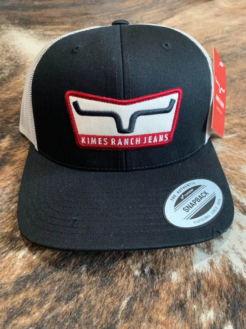 Kimes Ranch Extra Crunchy Trucker Cap Black Hats