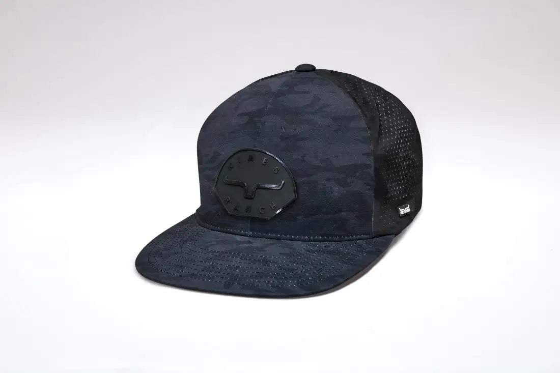 Kimes Ranch Gillette Cap Black Camo Hats