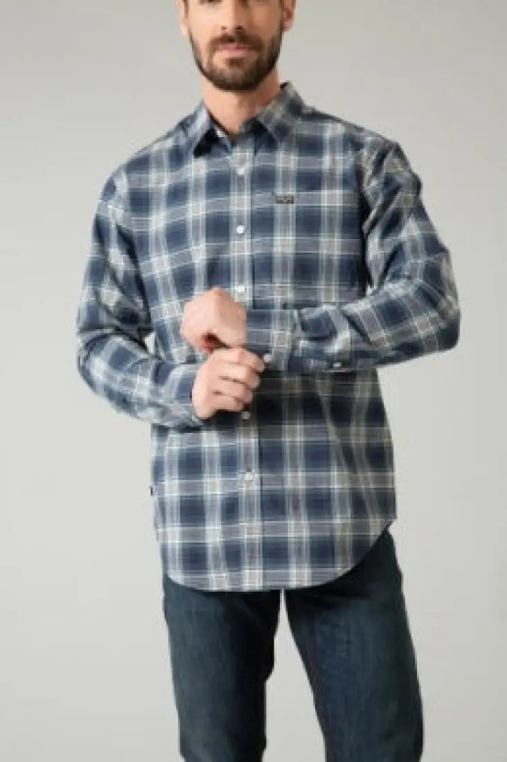 Kimes Ranch Men’s All Blues Aldrich Western Shirt Men’s Western