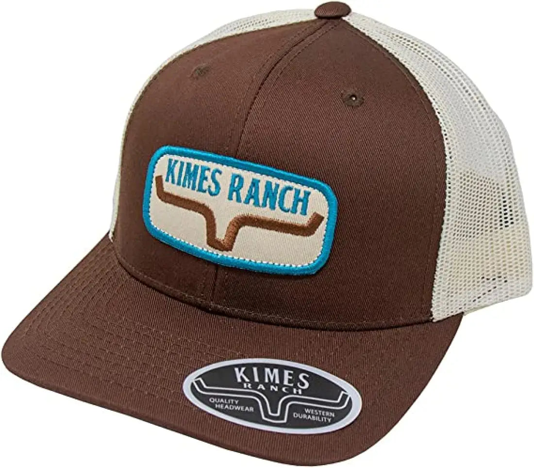Kimes Ranch Rolling Trucker Cap Brown Hats