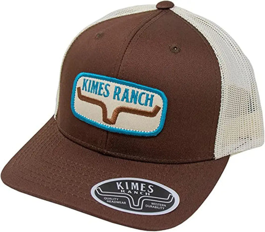 Kimes Ranch Rolling Trucker Cap Brown Hats