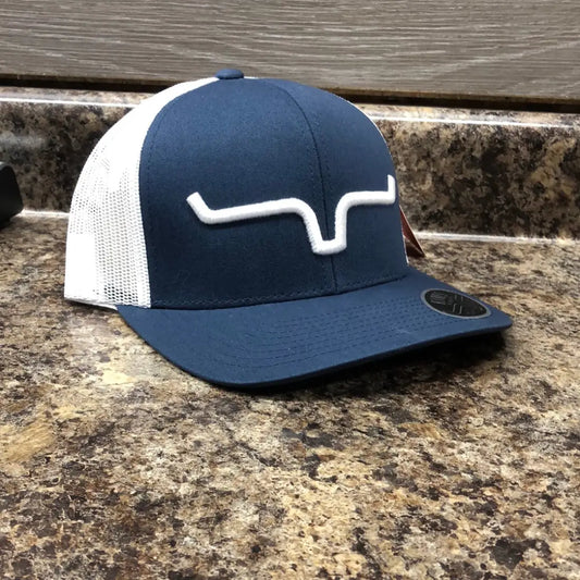 Kimes Ranch Weekly Trucker Cap Navy / White Hats